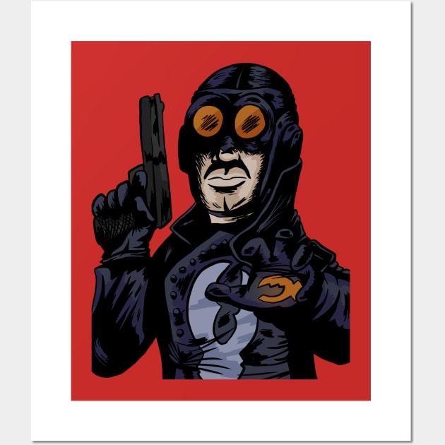 Lobster Johnson Wall Art by Black Snow Comics